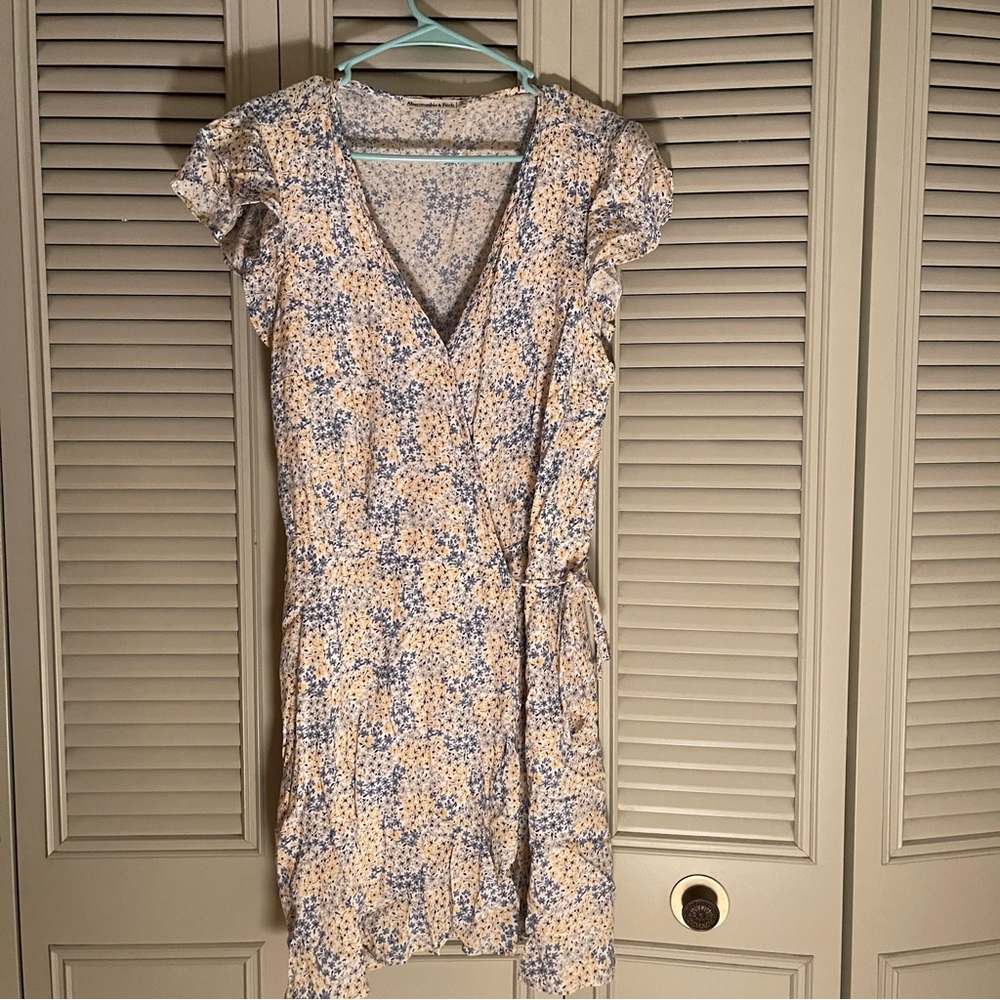 Floral wrap dress